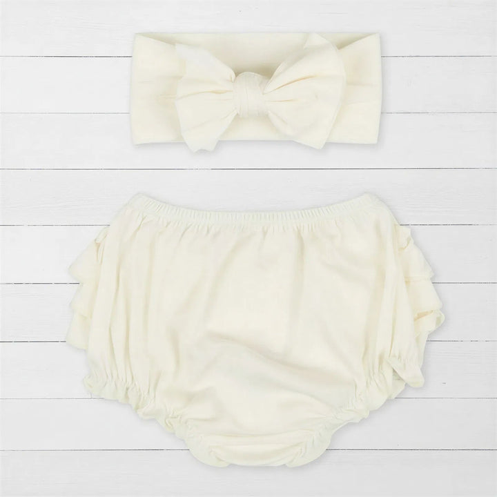 Bestaroo - Bamboo - Vanilla Bloomer and Headband