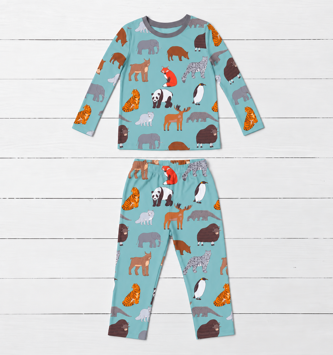 Bestaroo - Bamboo - Wild Things L/S Pajama