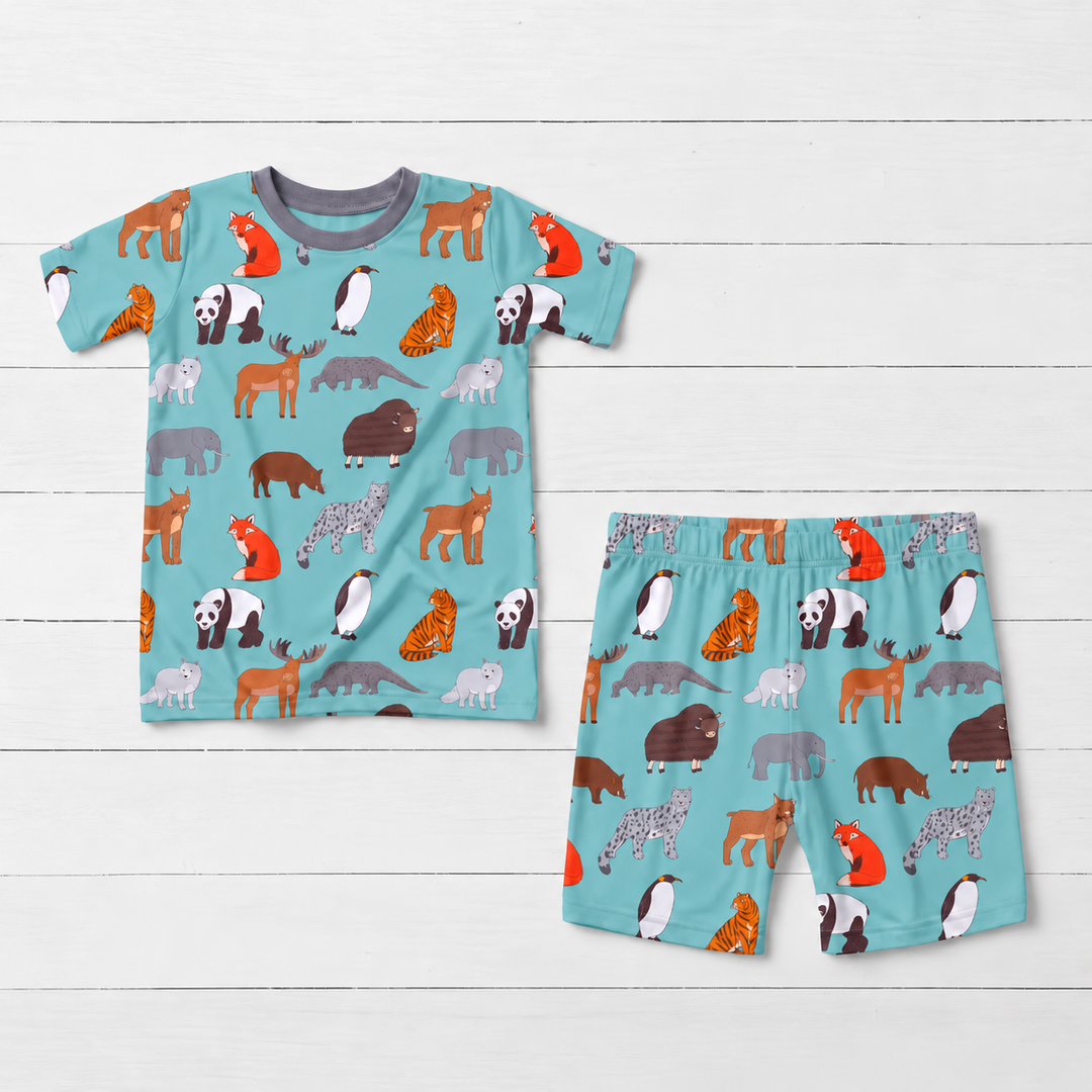 Bestaroo - Bamboo - Wild Things Shorts Set Pajama