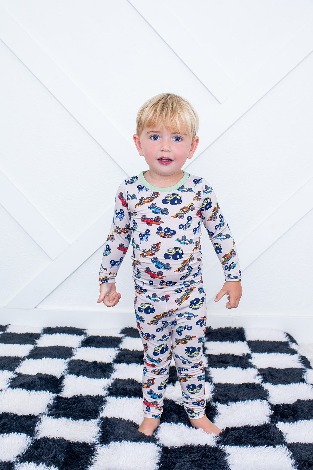 Bestaroo - Bamboo - Wild Wheels Pajama