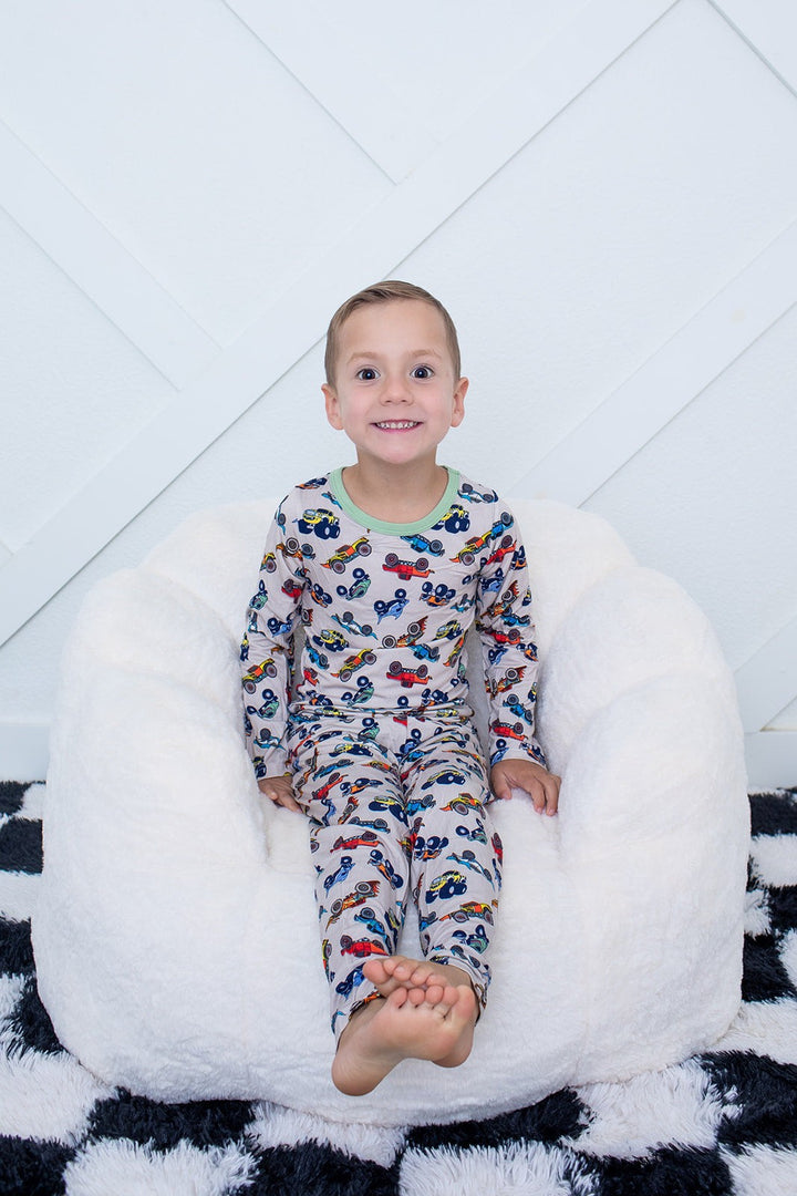 Bestaroo - Bamboo - Wild Wheels Pajama
