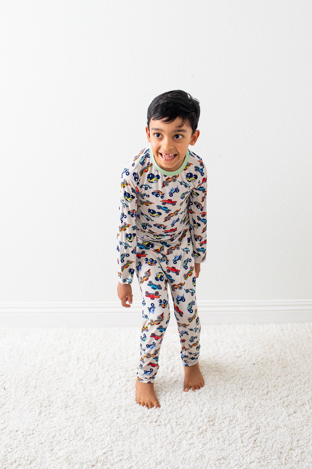 Bestaroo - Bamboo - Wild Wheels Pajama