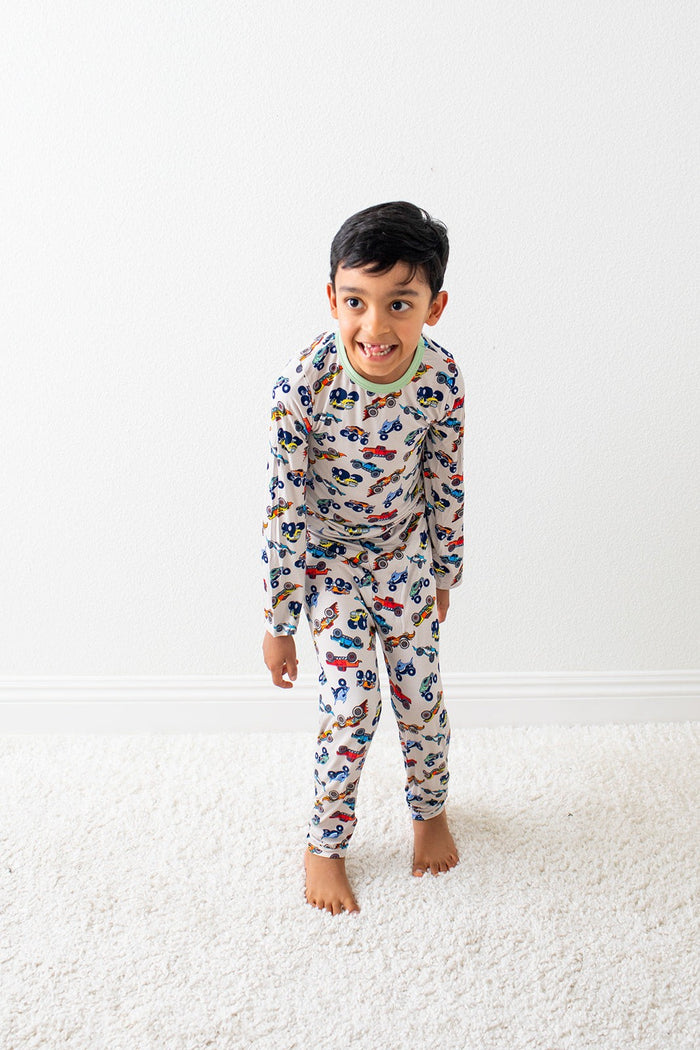 Bestaroo - Bamboo - Wild Wheels Pajama