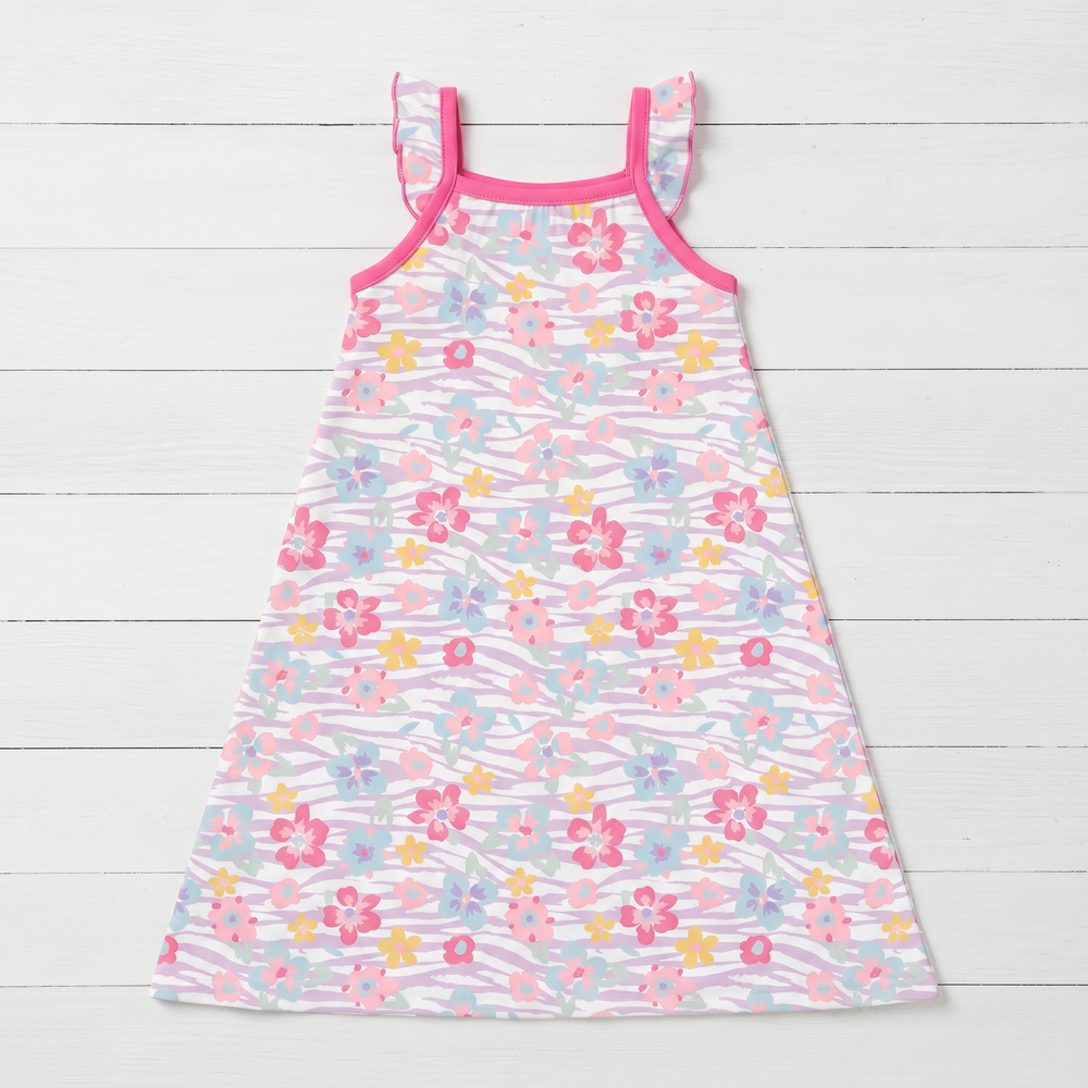 Bestaroo - Bamboo - Wildflower Wishes Flutter Sleeve Dress
