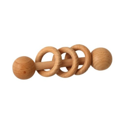 Wooden Crochet Rattle