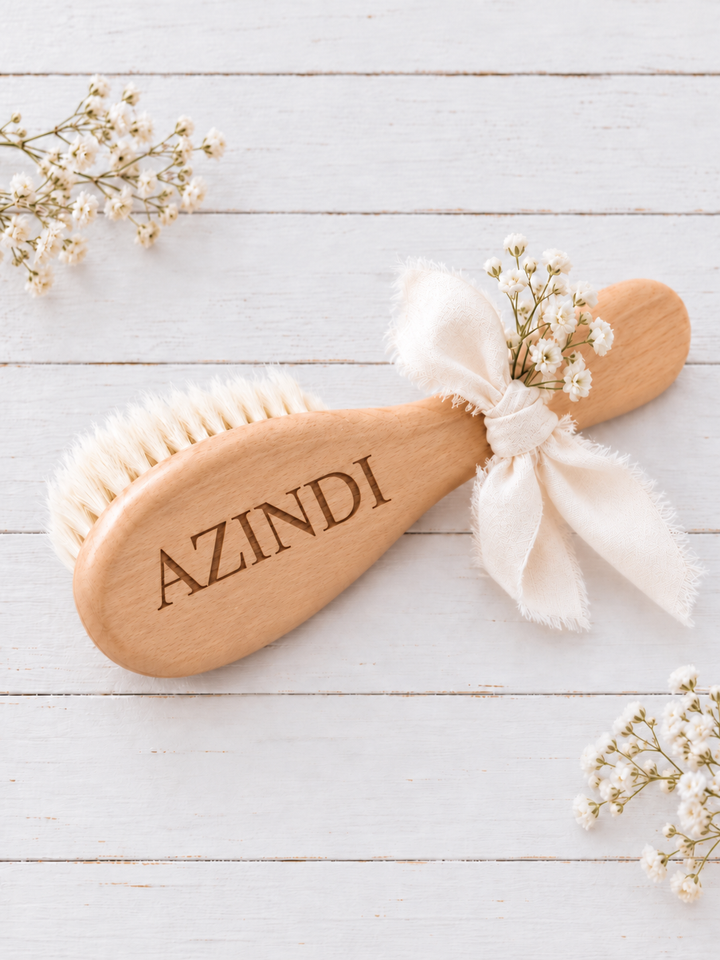 Bestaroo - Bamboo - Wooden Baby Hair Brush