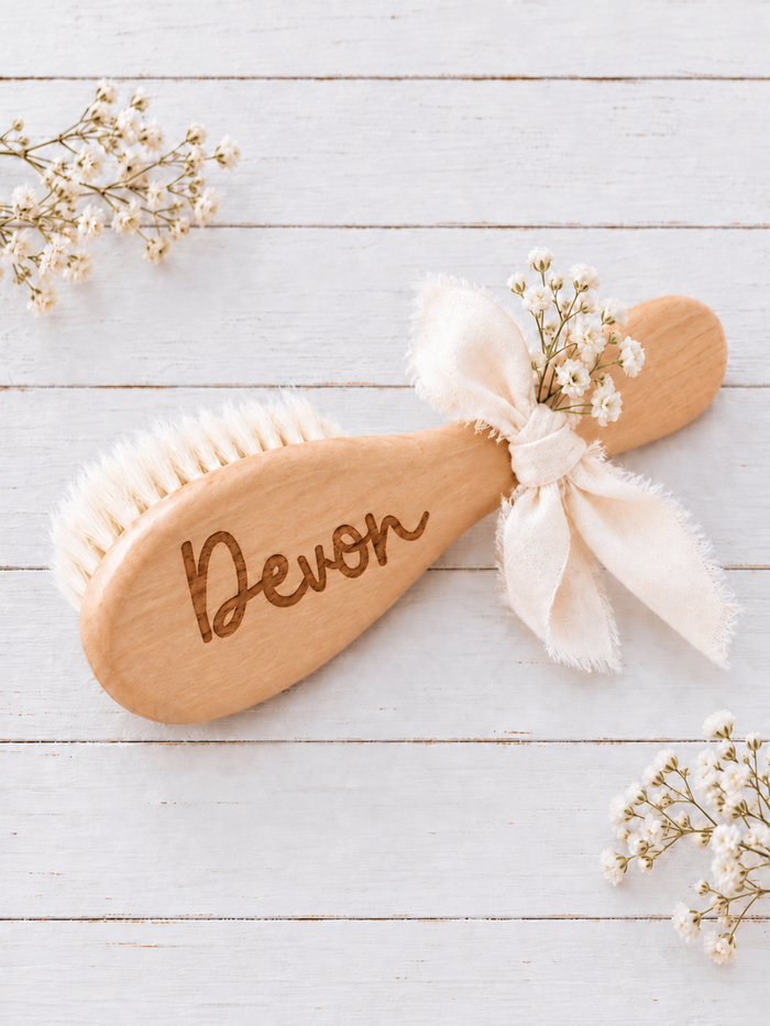 Bestaroo - Bamboo - Wooden Baby Hair Brush