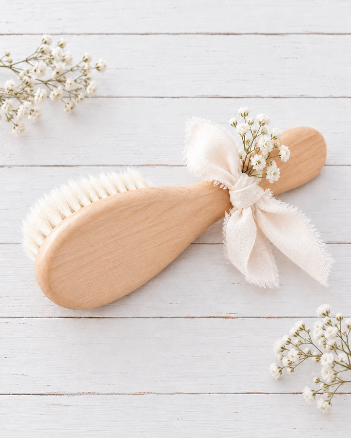 Bestaroo - Bamboo - Wooden Baby Hair Brush