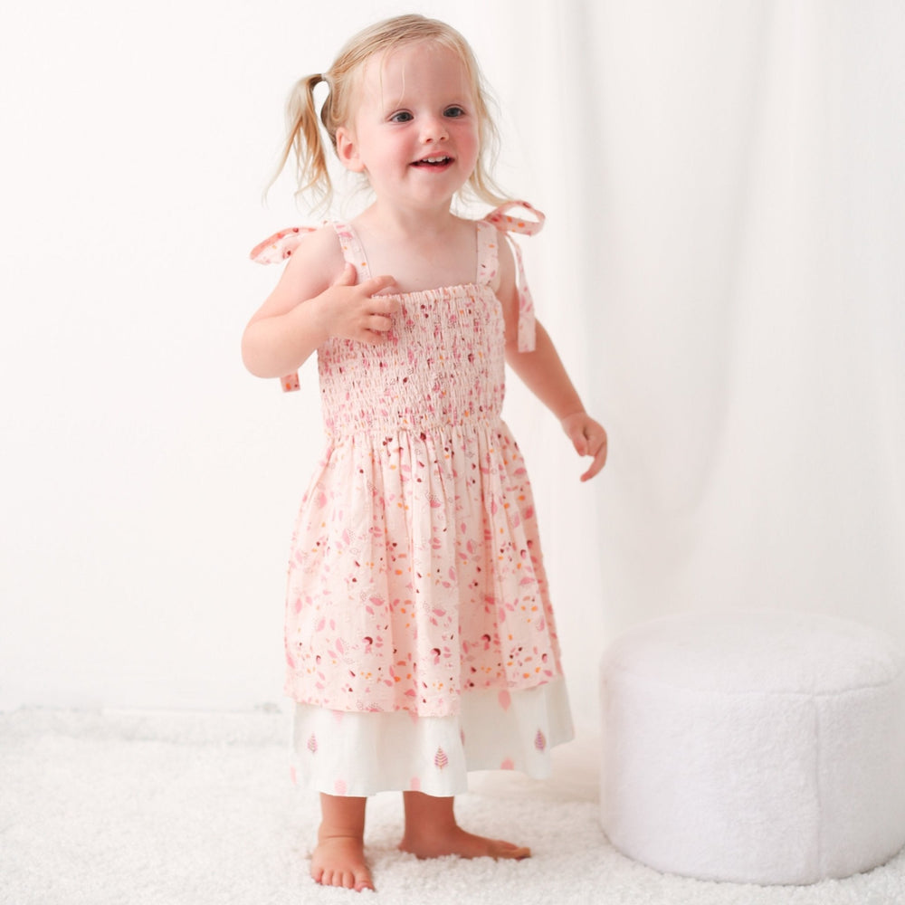 Bestaroo - Bamboo - Zola Pink Floral Dress