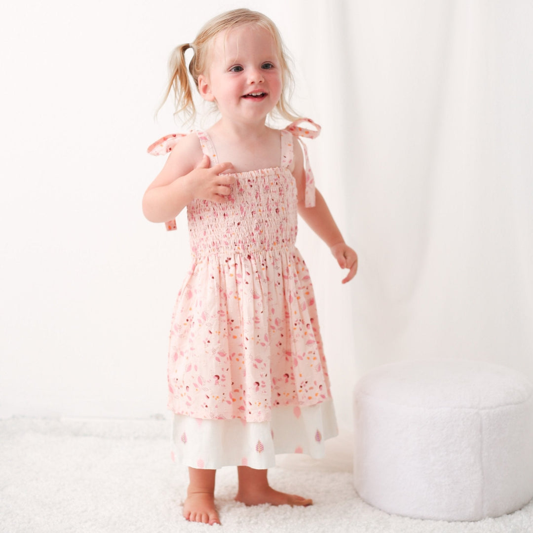 Bestaroo - Bamboo - Zola Pink Floral Dress