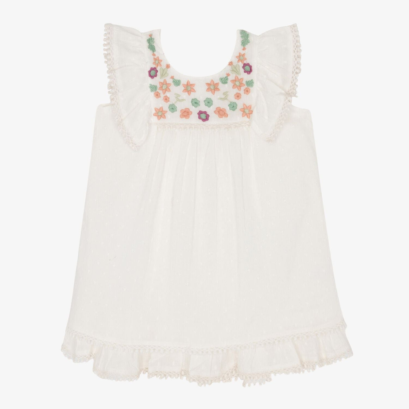 arya mini dress in white