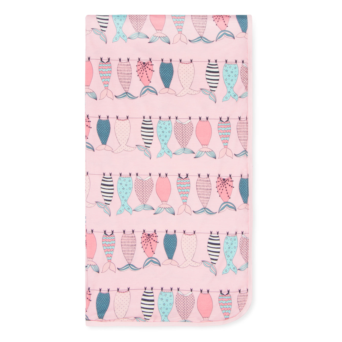 Mermaid Tails Swaddle - Pink