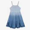 leila dress in blue