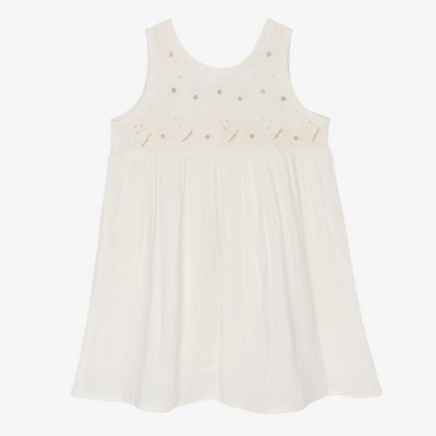 farrah dress in off white