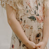 maya dress in cream