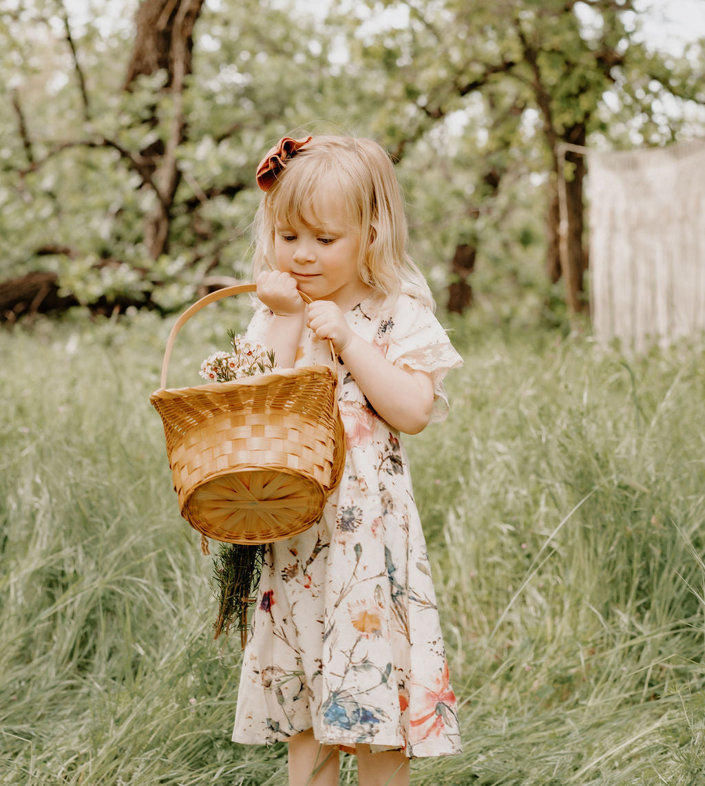 maya dress in cream