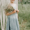 leila dress in grey