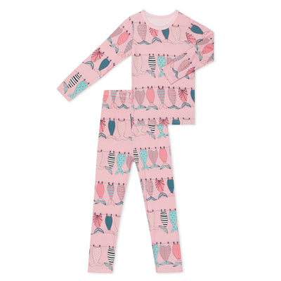 Mermaid Tails Pajama - Pink