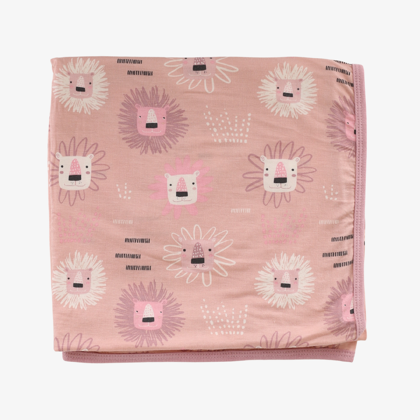 Lions Pink Swaddle
