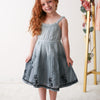 leila dress in grey