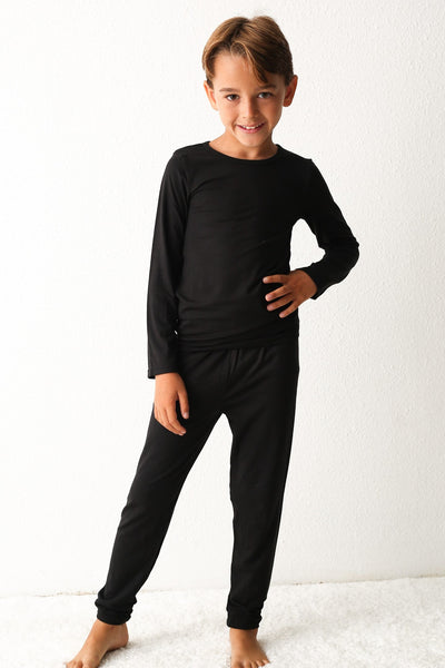 Solid Black Pajama