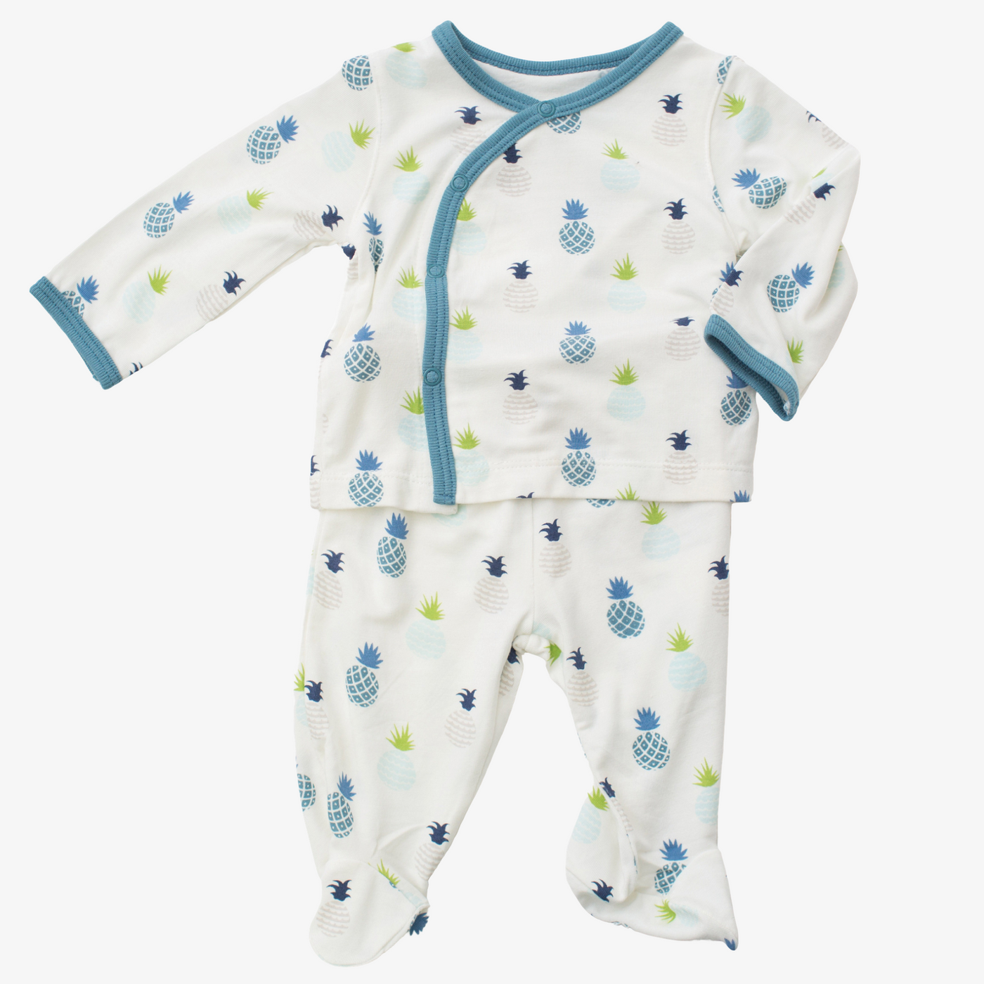 Pineapple Blue Infant Set