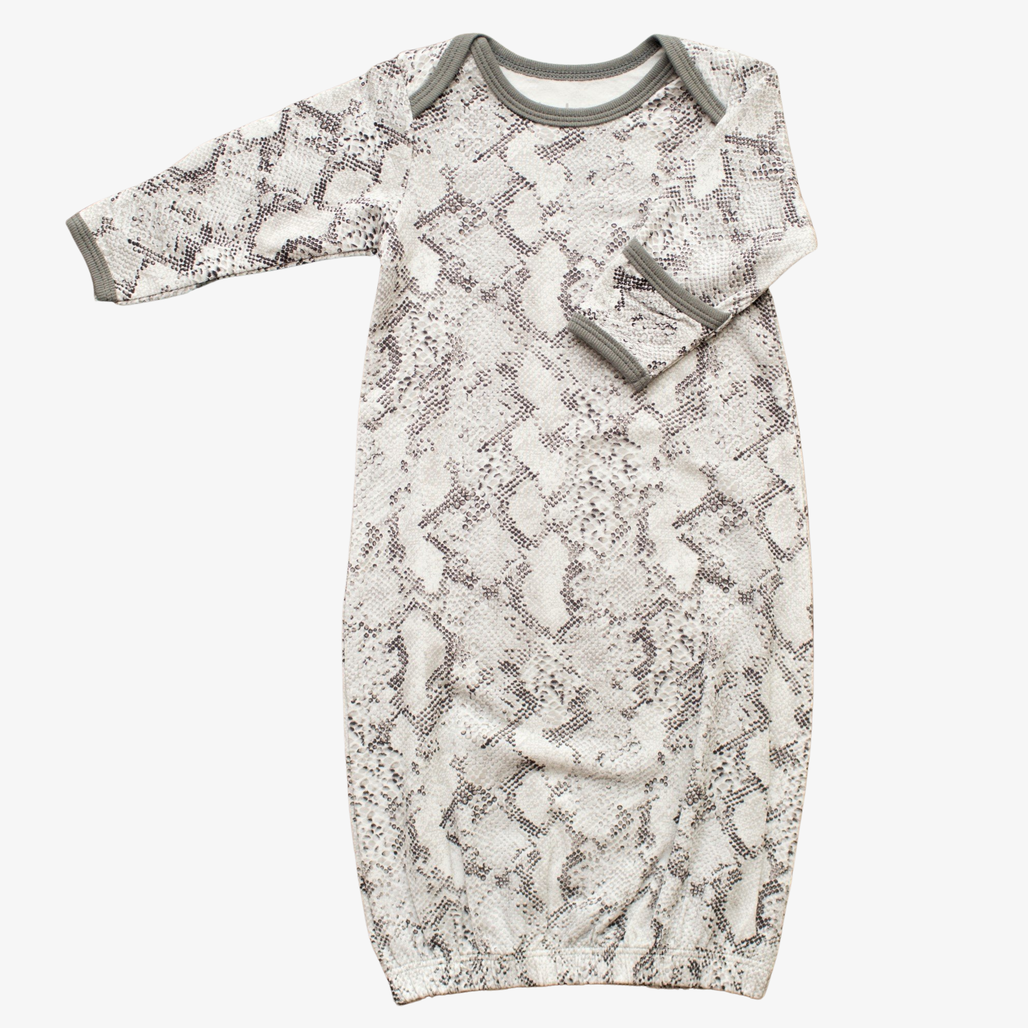 Snake Print Grey Gown - Bestaroo