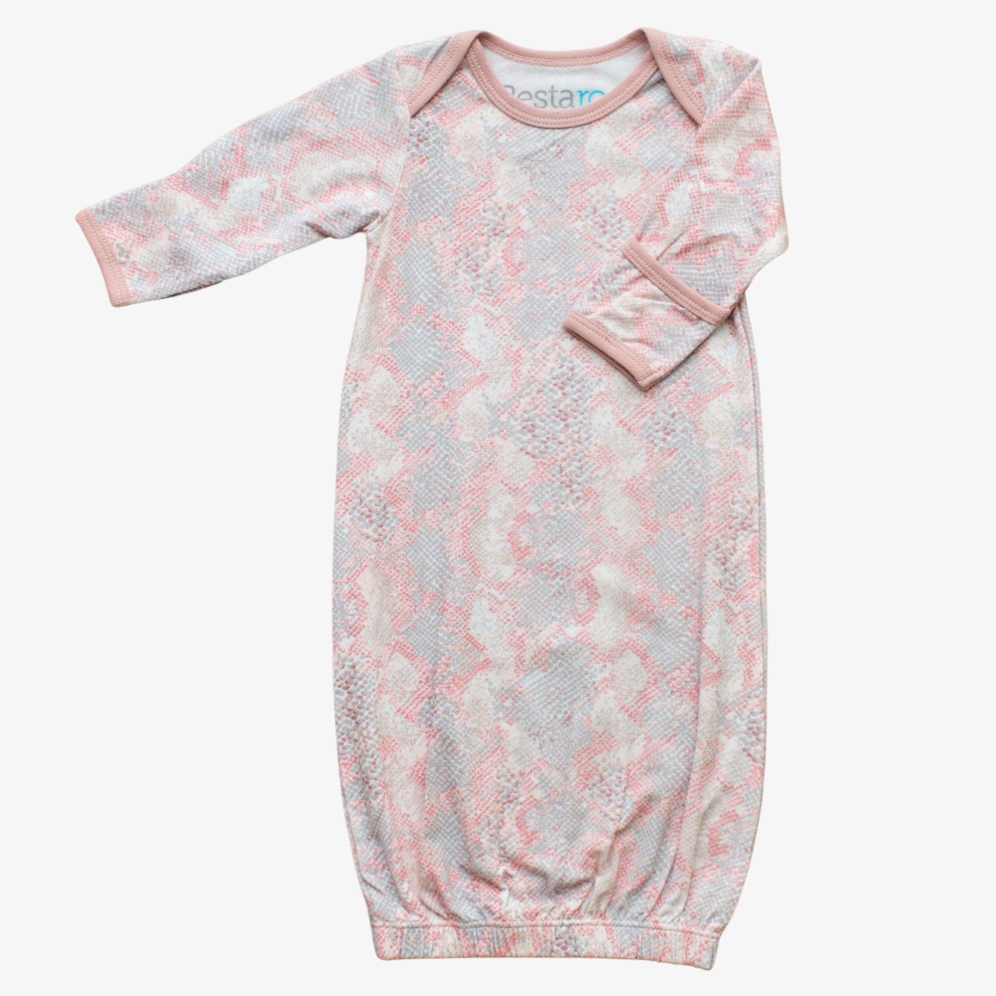 Snake Print Pink Gown - Bestaroo