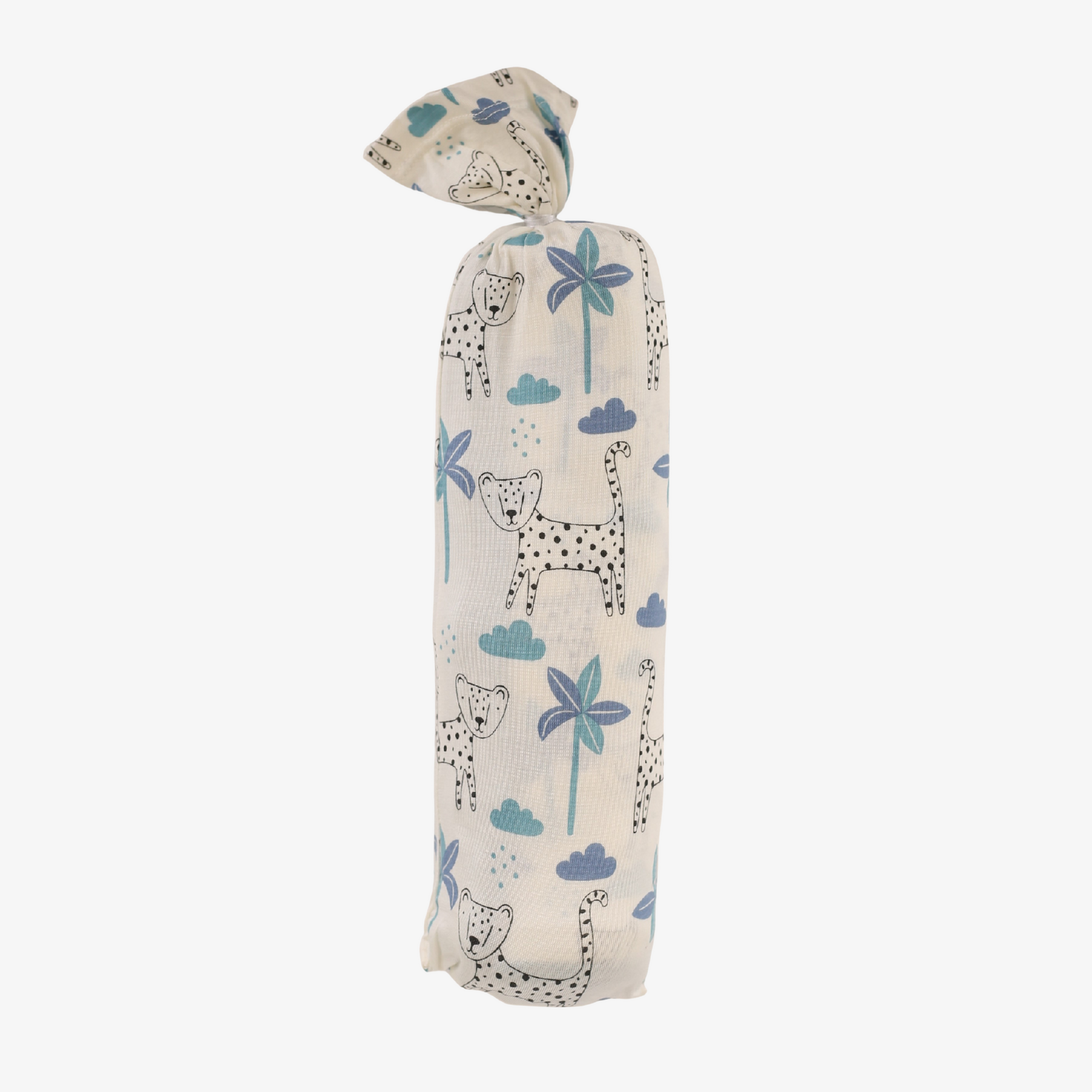 Cheetah White Swaddle - Bestaroo