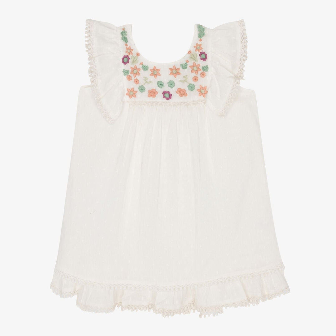 Bestaroo - Bamboo - arya mini dress in white