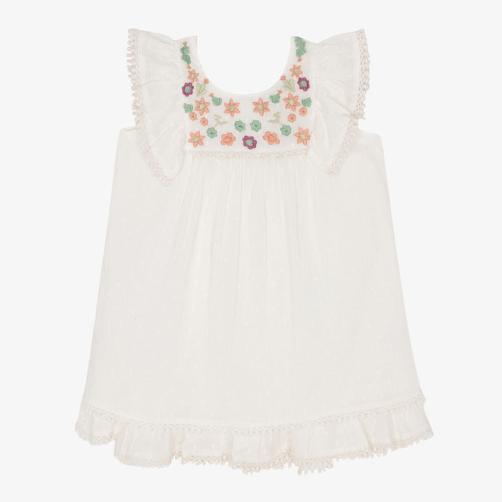Bestaroo - Bamboo - arya mini dress in white