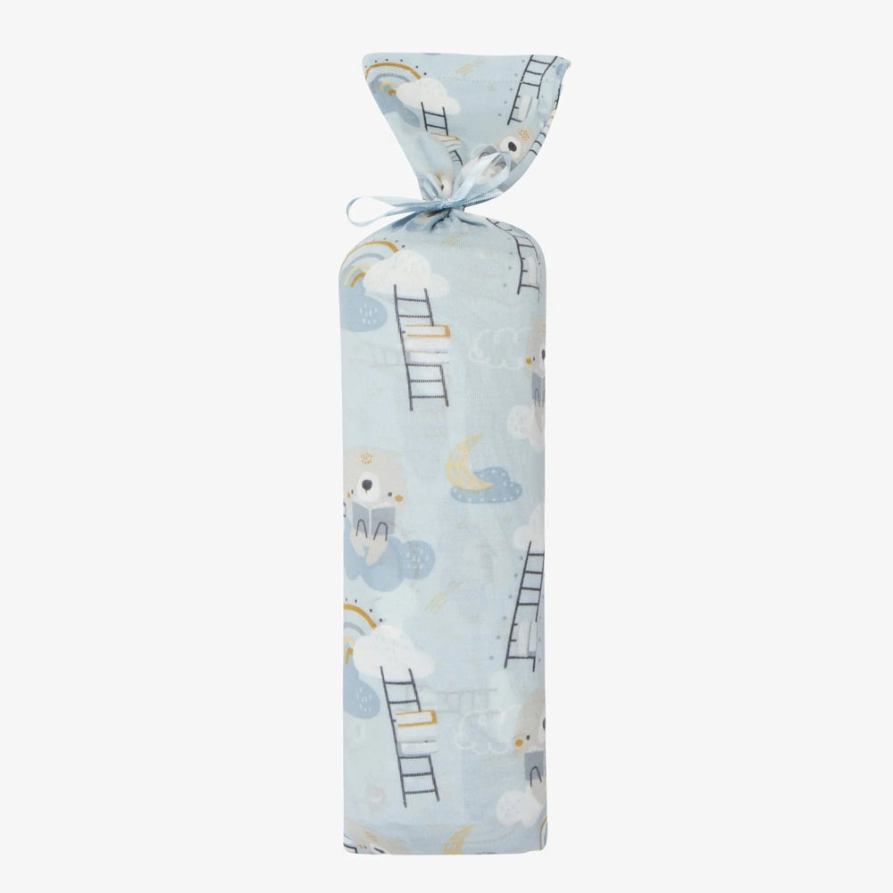 Bestaroo - Bamboo - Bedtime Bears💕Sleepy Llamas Swaddle Blue