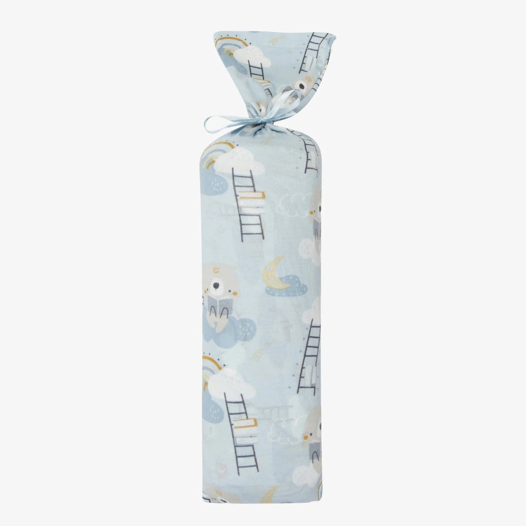 Bestaroo - Bamboo - Bedtime Bears💕Sleepy Llamas Swaddle Blue