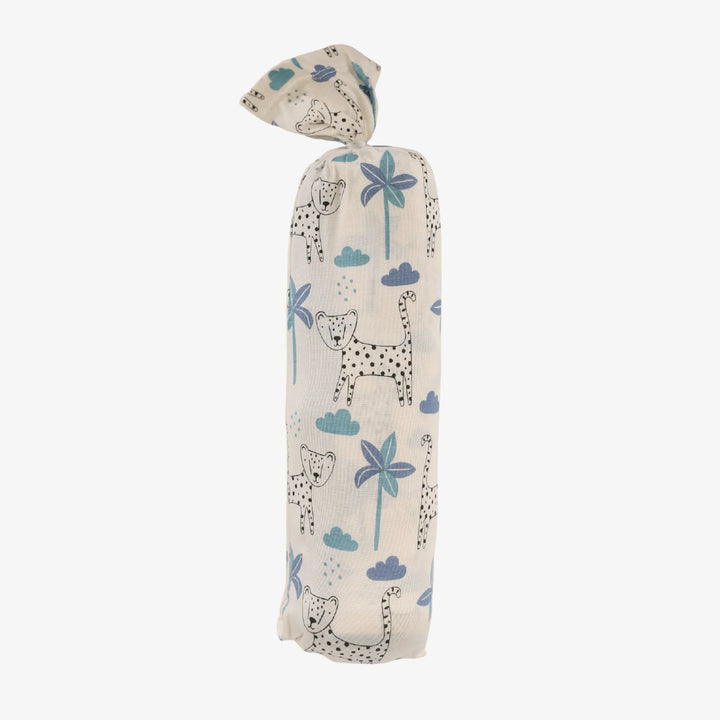 Bestaroo - Cheetah White Swaddle