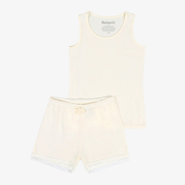 Bestaroo - Cream Women's Short Loungewear