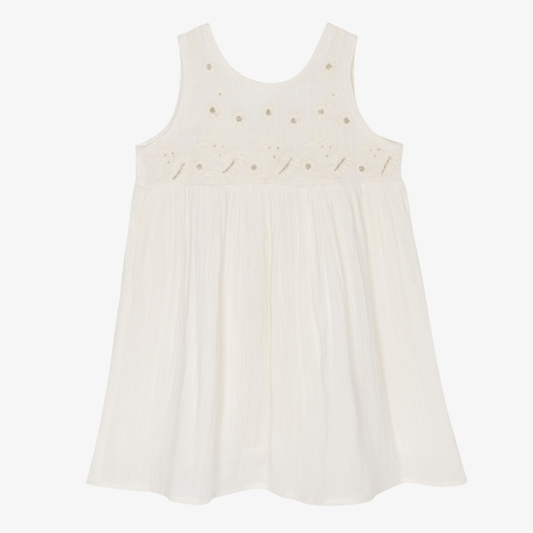 Bestaroo - farrah dress in off white