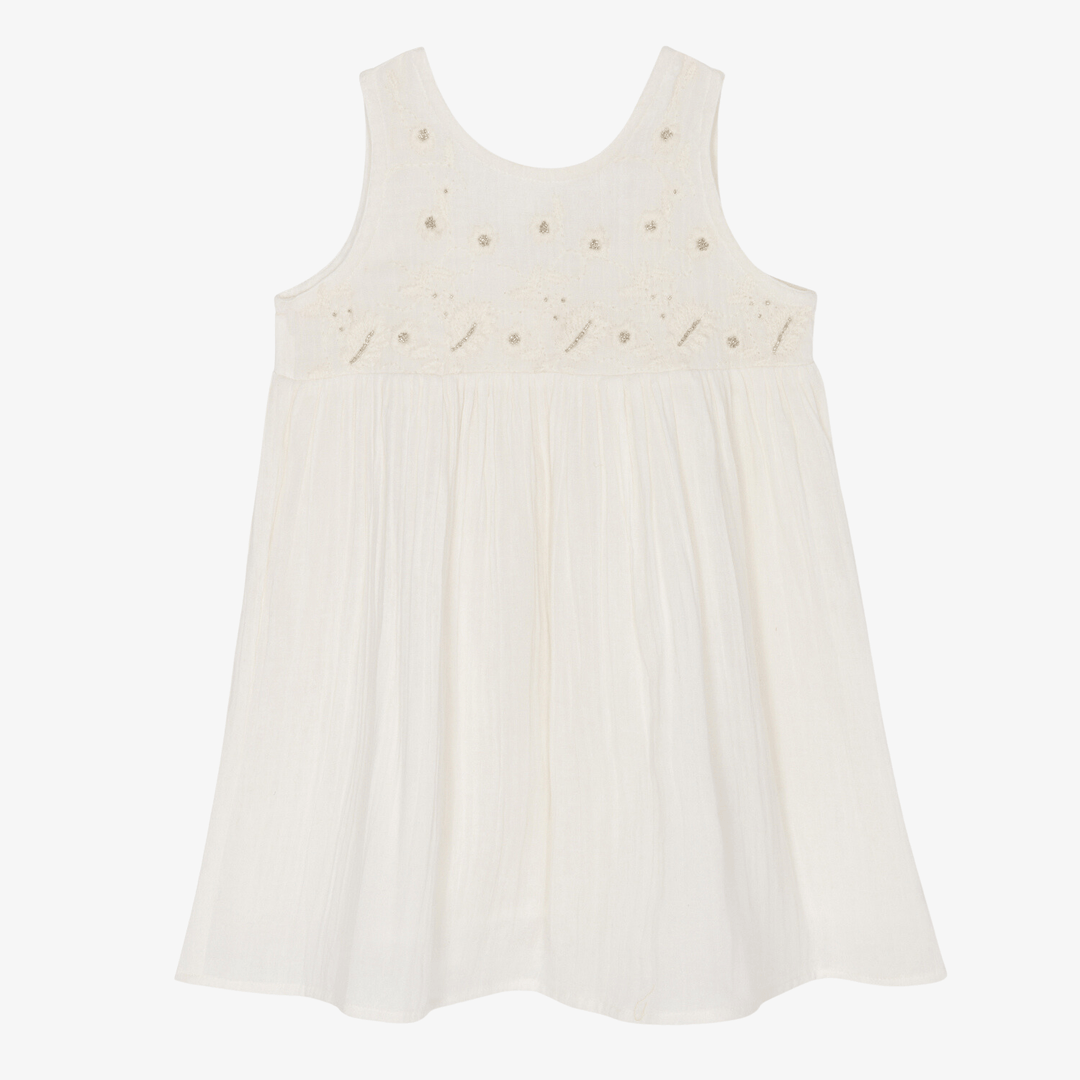 Bestaroo - Bamboo - farrah dress in off white