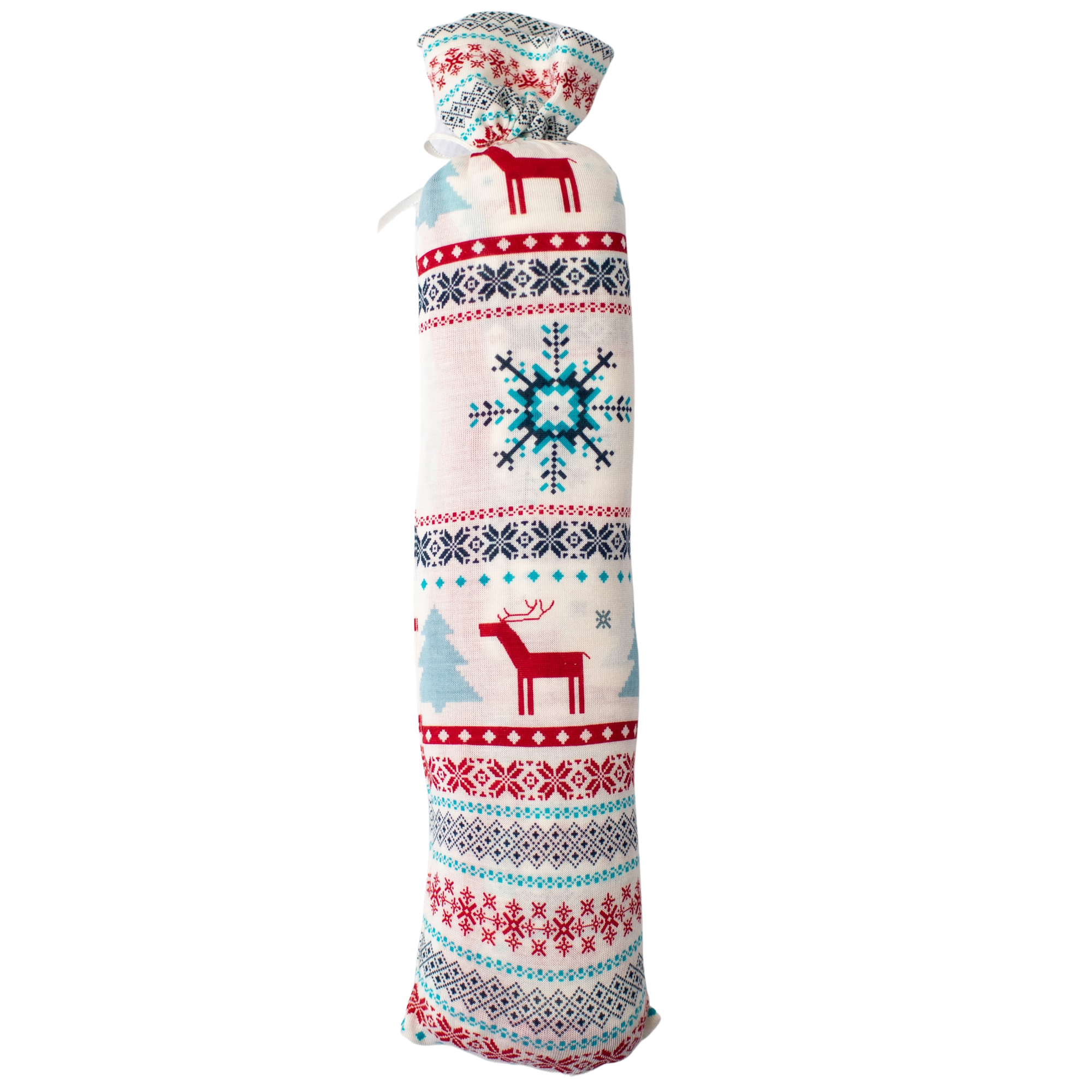 Holiday Reindeer Blue Swaddle