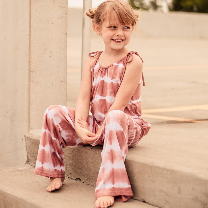 Bestaroo - Bamboo - hema pink tie dye jumpsuit
