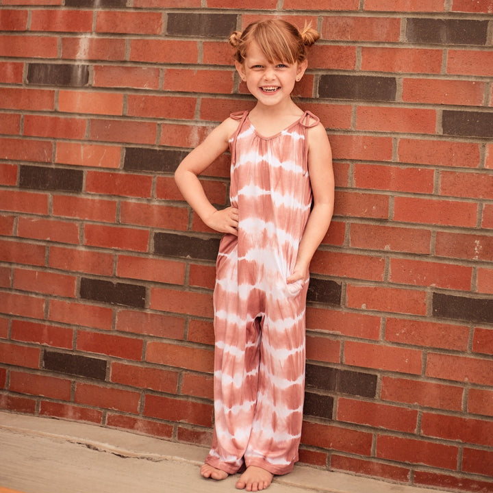 Bestaroo - Bamboo - hema pink tie dye jumpsuit