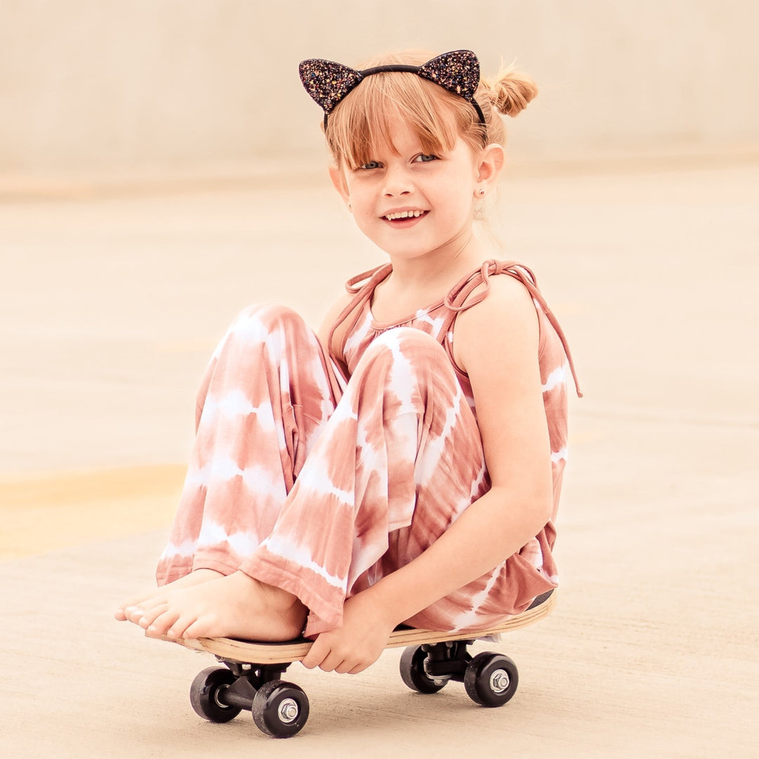 Bestaroo - Bamboo - hema pink tie dye jumpsuit