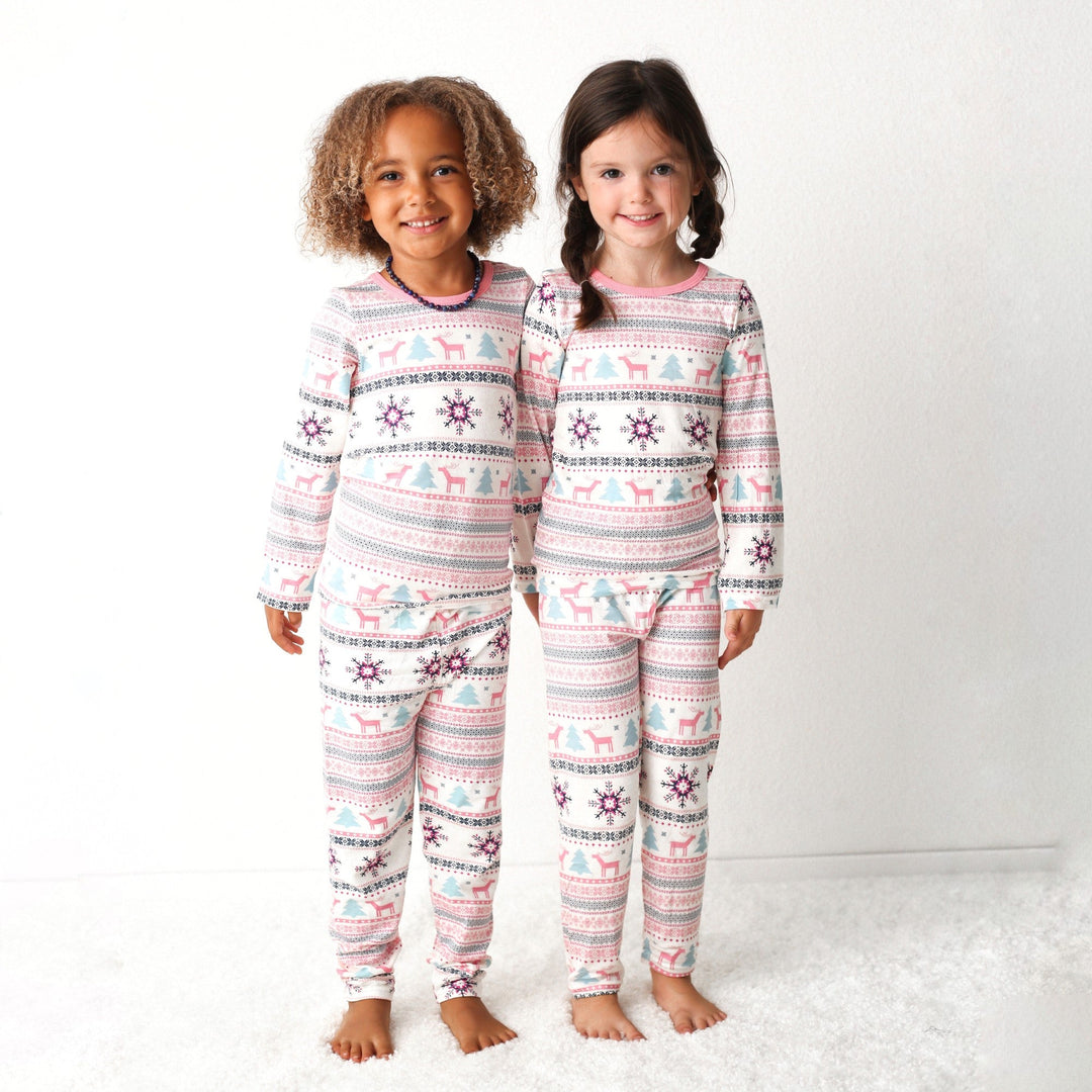 Bestaroo - Holiday Reindeer Pink Pajama