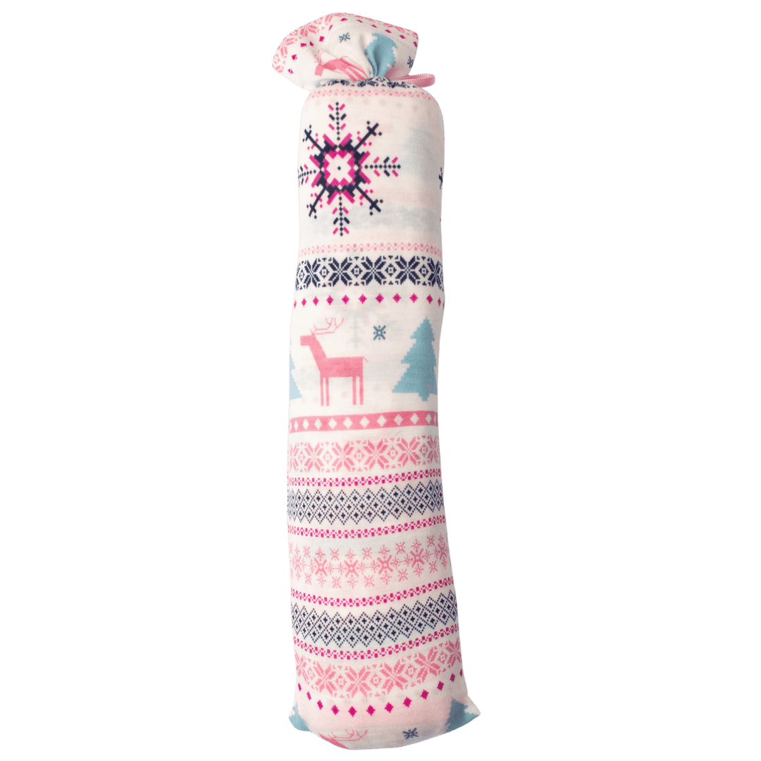 Bestaroo - Bamboo - Holiday Reindeer Pink Swaddle