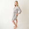 Tye Dye Navy Stripe Robe - Bestaroo