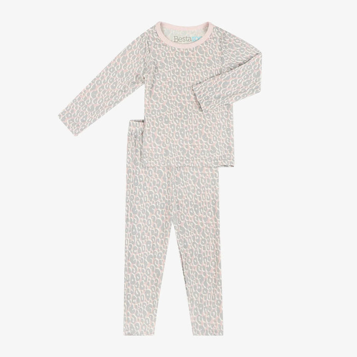 Bestaroo - Bamboo - Leopard Print Long Sleeve Pajama