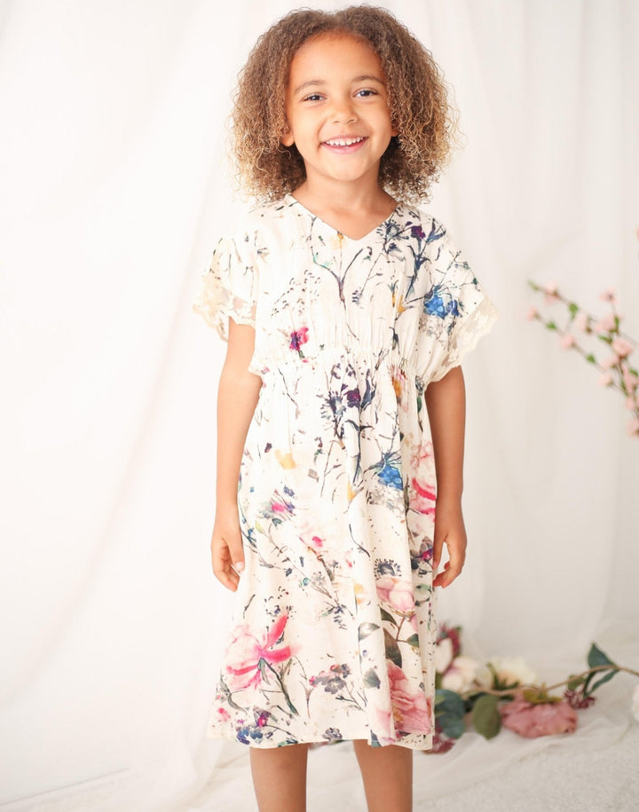 Bestaroo - Bamboo - maya dress in cream