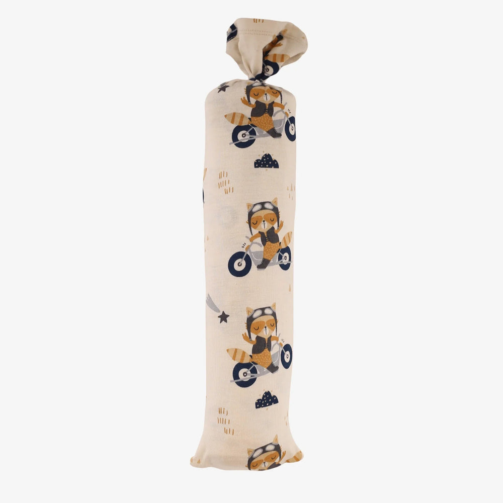 Bestaroo - Bamboo - Moto Raccoon Swaddle