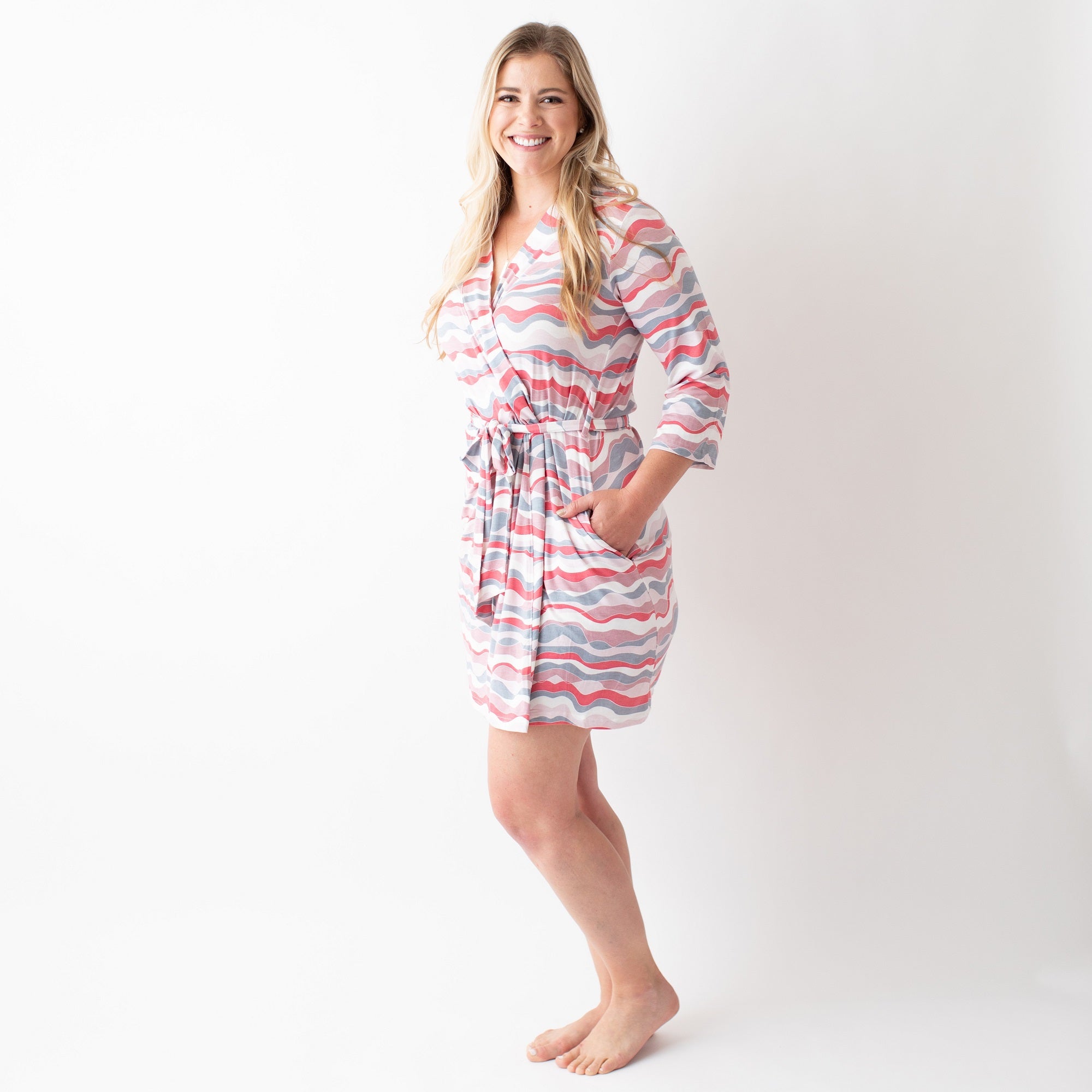 Pink Waves Robe - Bestaroo