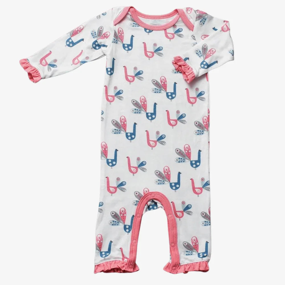 Bestaroo - Bamboo - Peacock Romper