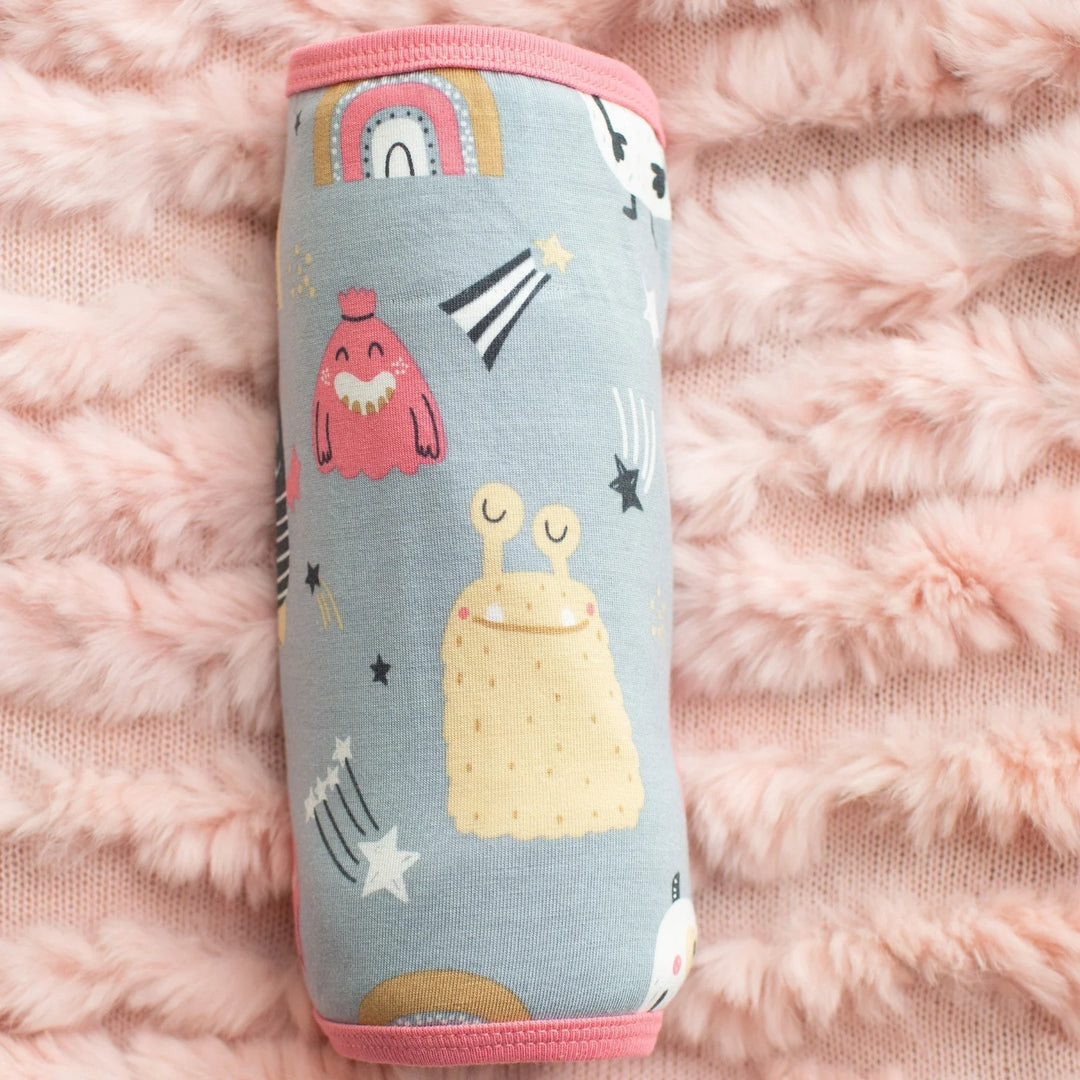 Bestaroo - Pink Happy Monsters Swaddle